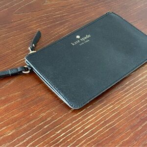 Kate Spade Black Wristlet Coin Purse Wallet